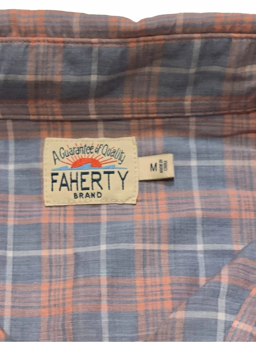 Faherty Men's Plaid Button-Down Shirt